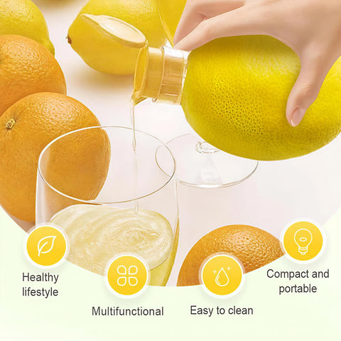 lemon-squeezer compact design with leakproof lid for travel