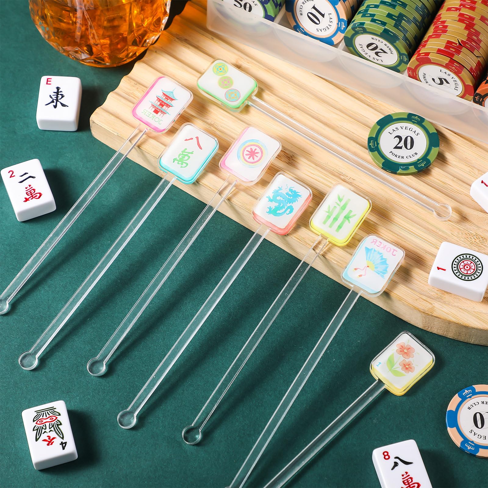 LemonRoad acrylic-stirrers durable for hot or cold beverages.
