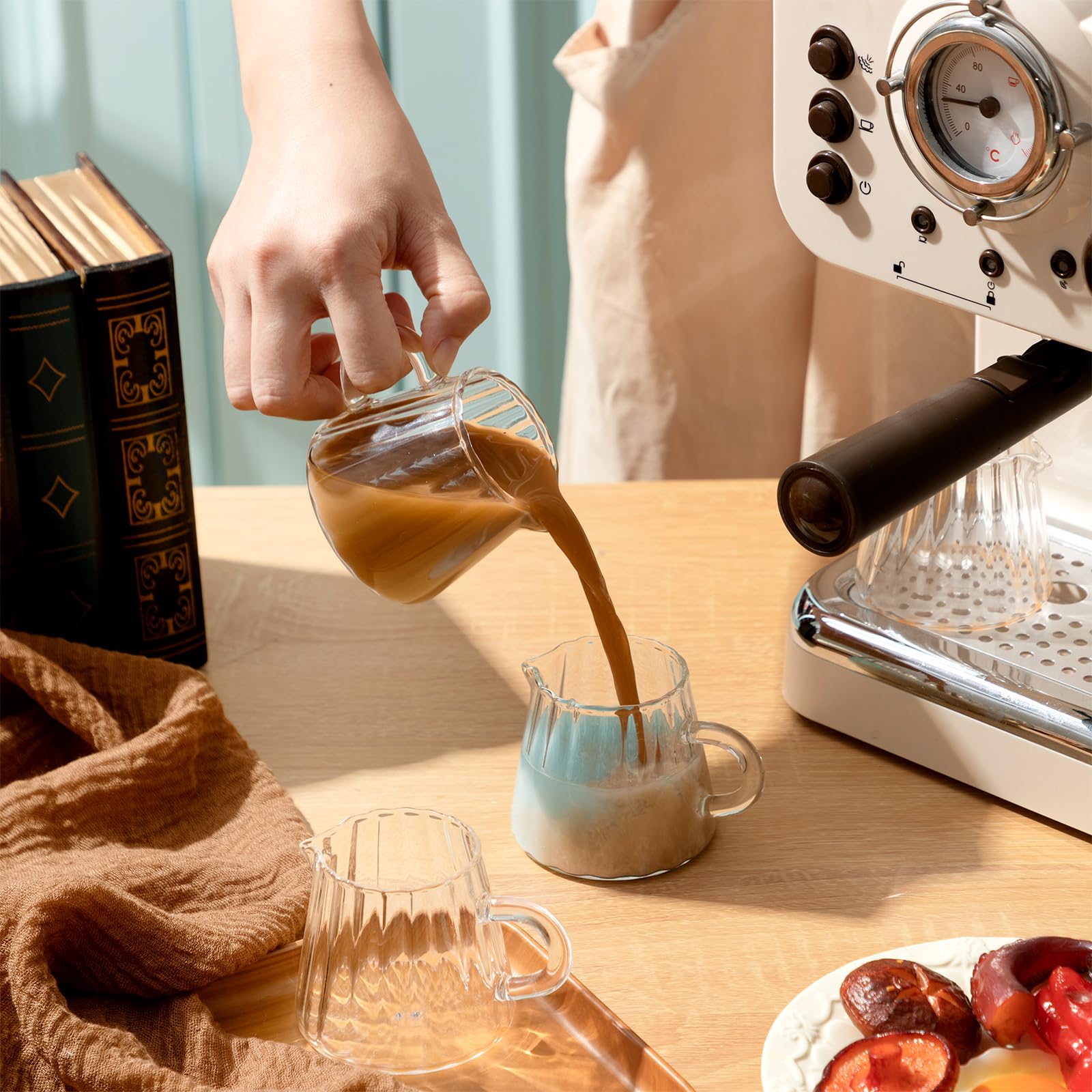 LemonRoad drip-proof spout creamer to keep counters tidy