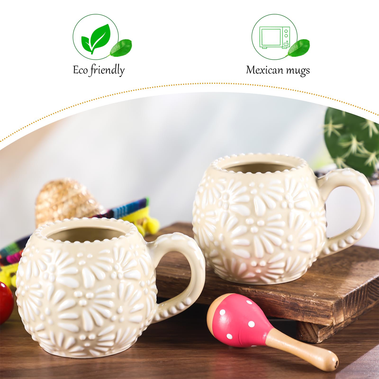 Durable ceramic LemonRoad mug preserves warmth with a classic artisanal look.