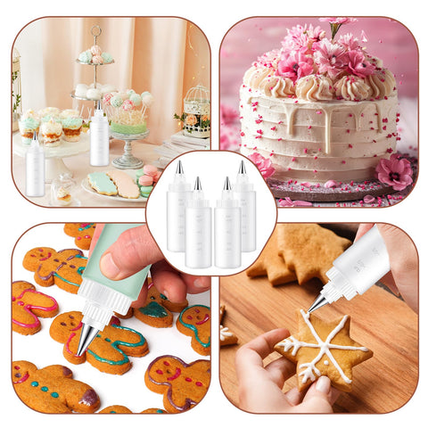 LemonRoad pancake art and frosting bottles unlock creative piping tips