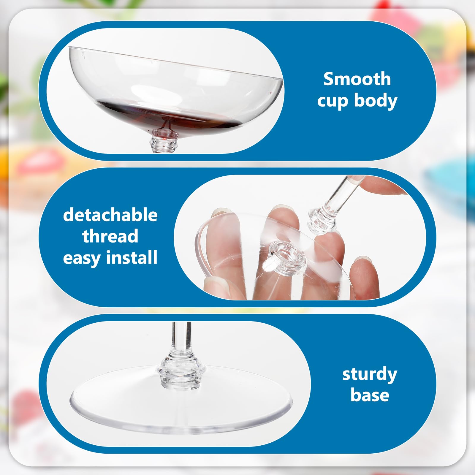 LemonRoad PS plastic cocktail glasses provide safe, non-breaking option for outdoor gatherings