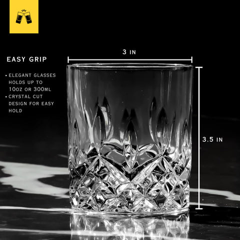 LEMONSODA 10oz glass with pour-ready profile ideal for cocktails