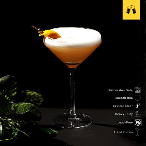 LEMONSODA 1930s-50s inspired glasses bring vintage charm to any cocktail night.