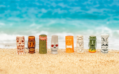 LEMONSODA Hawaiian tiki mugs handheld for casual gatherings