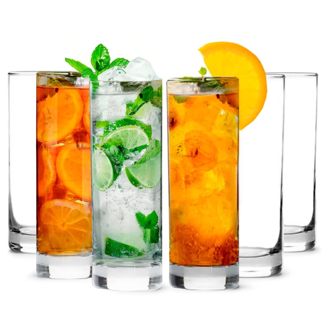 LEMONSODA highball glass 12oz display for elegant cocktails.