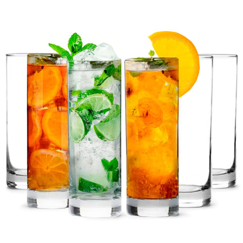 LEMONSODA highball glass 12oz display for elegant cocktails.