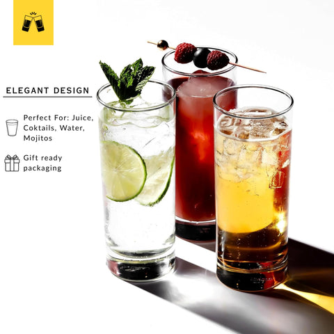LEMONSODA highball glass gift box, ready for gifting