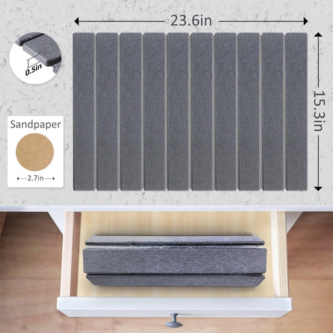 LENONE modern stone drying mat adds sleek style to kitchen counters.