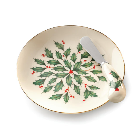 Lenox hosting the holidays accents with 24K gold add luxe touch to dessert and cheese display.