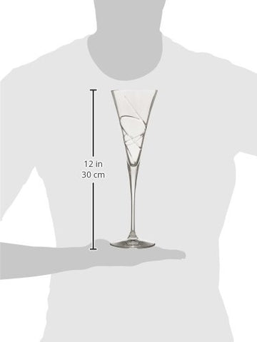 Lenox Adorn crystal toasting flute packaging shot signals gift-ready elegance