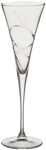 Lenox Adorn crystal toasting flute set on a table evokes festive dining