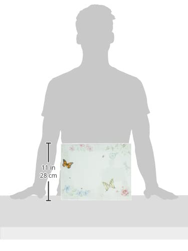 Lenox Butterfly Meadow butterfly pattern close-up emphasizes decorative yet practical kitchen surface