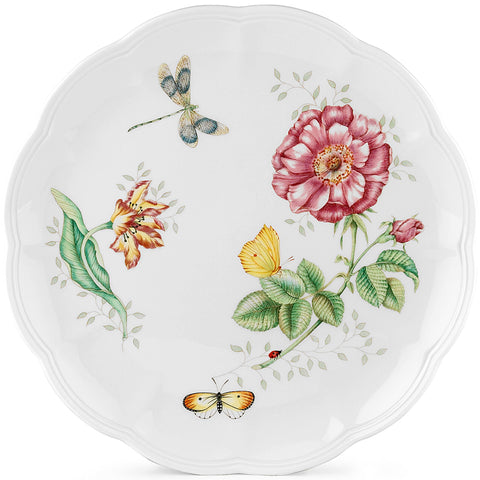 Lenox Butterfly Meadow Dragonfly dinner plate featuring delicate florals for stylish everyday meals.