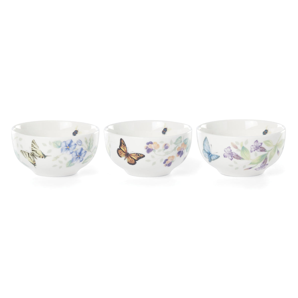 Lenox Butterfly Meadow outside design with butterflies and flowers for everyday elegance.