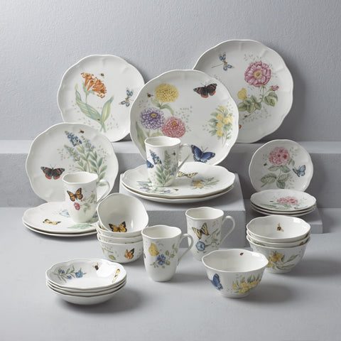 Lenox Butterfly Meadow tidbit plate perfect for appetizers and mini entrees.