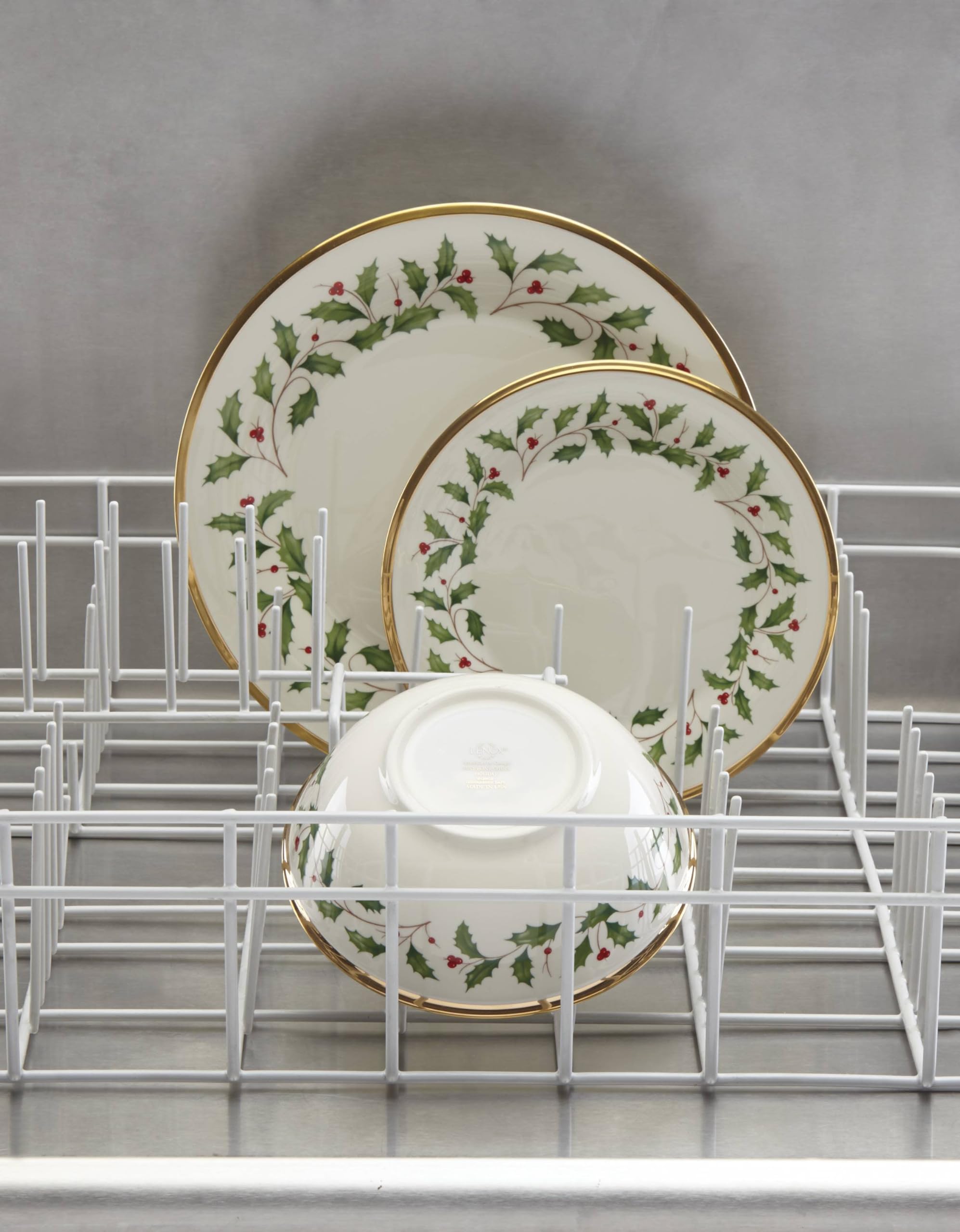 Lenox dishwasher safe porcelain plate for easy cleanup