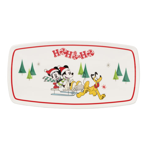 Lenox Disney hors d'oeuvres tray porcelain for elegant holiday appetizers