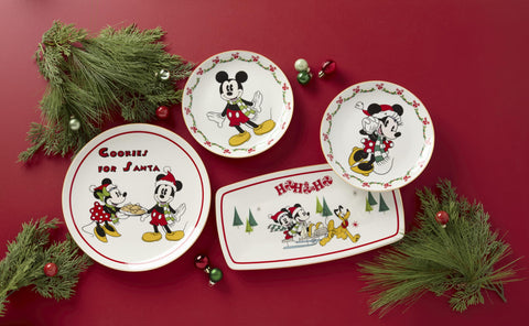 Lenox Disney hors d'oeuvres tray porcelain for quick, stylish holiday serving