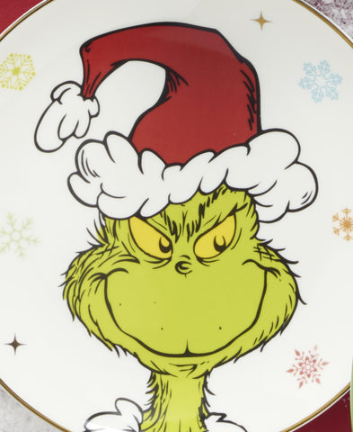 Lenox porcelain accent plate for the Grinchmas collection