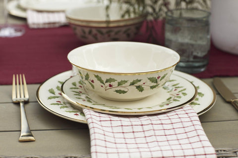 Lenox Holiday 16-ounce bowls suitable for soups and sides