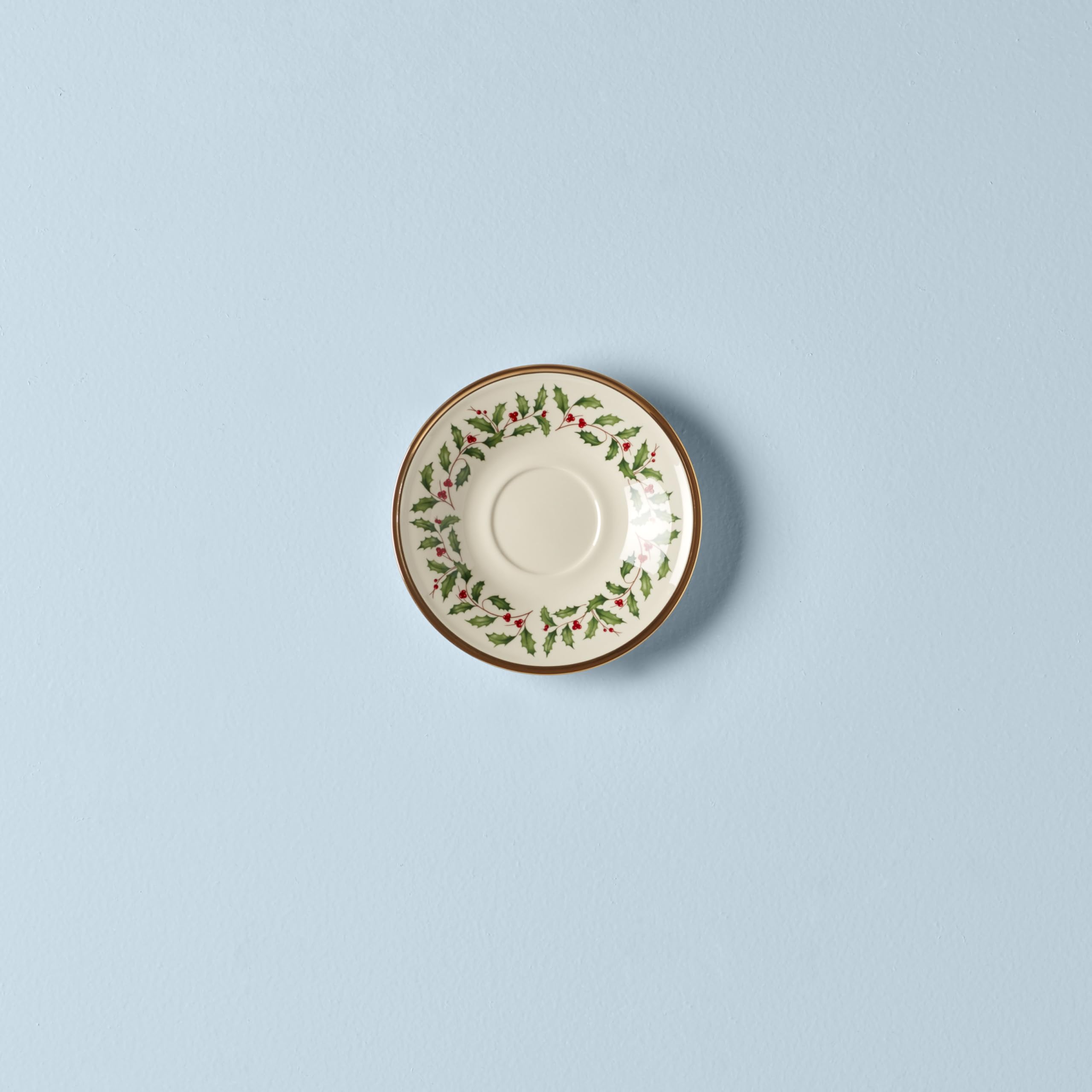Imported Lenox holiday dinnerware piece for elegant gatherings.