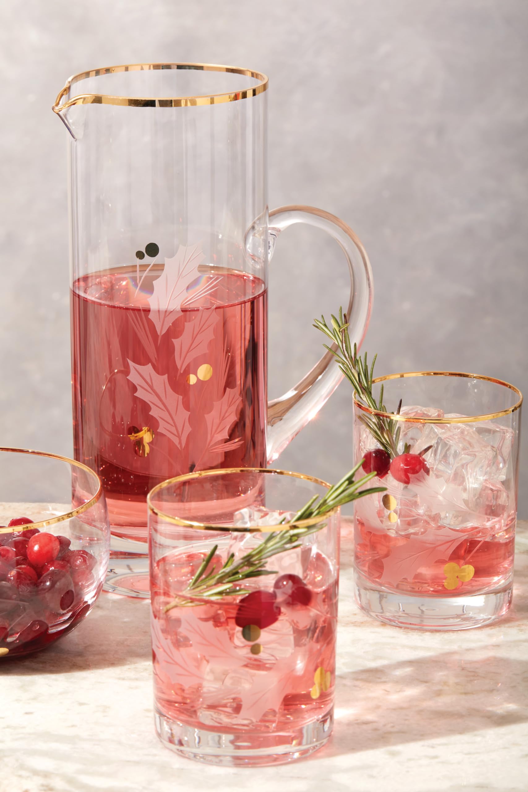 Imported Lenox glass with elegant height of 4.25 inches.