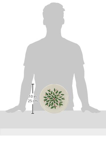Lenox hosting the holidays tray highlights holly leaves for seasonal table decor.