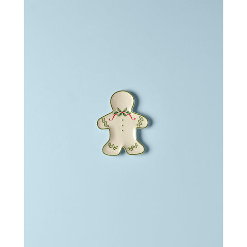 Lenox porcelain 8 inch plate is dishwasher safe for easy holiday cleanup.