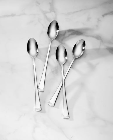 Lenox Portola flatware with a mirror finish elevates table settings.