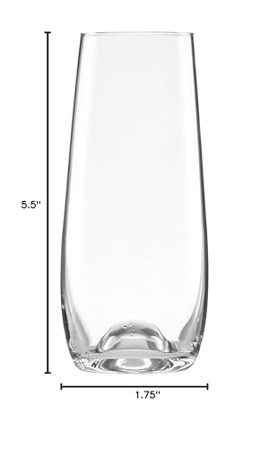 Lenox Tuscany Classics stemless flute set packaging, ready for gifting