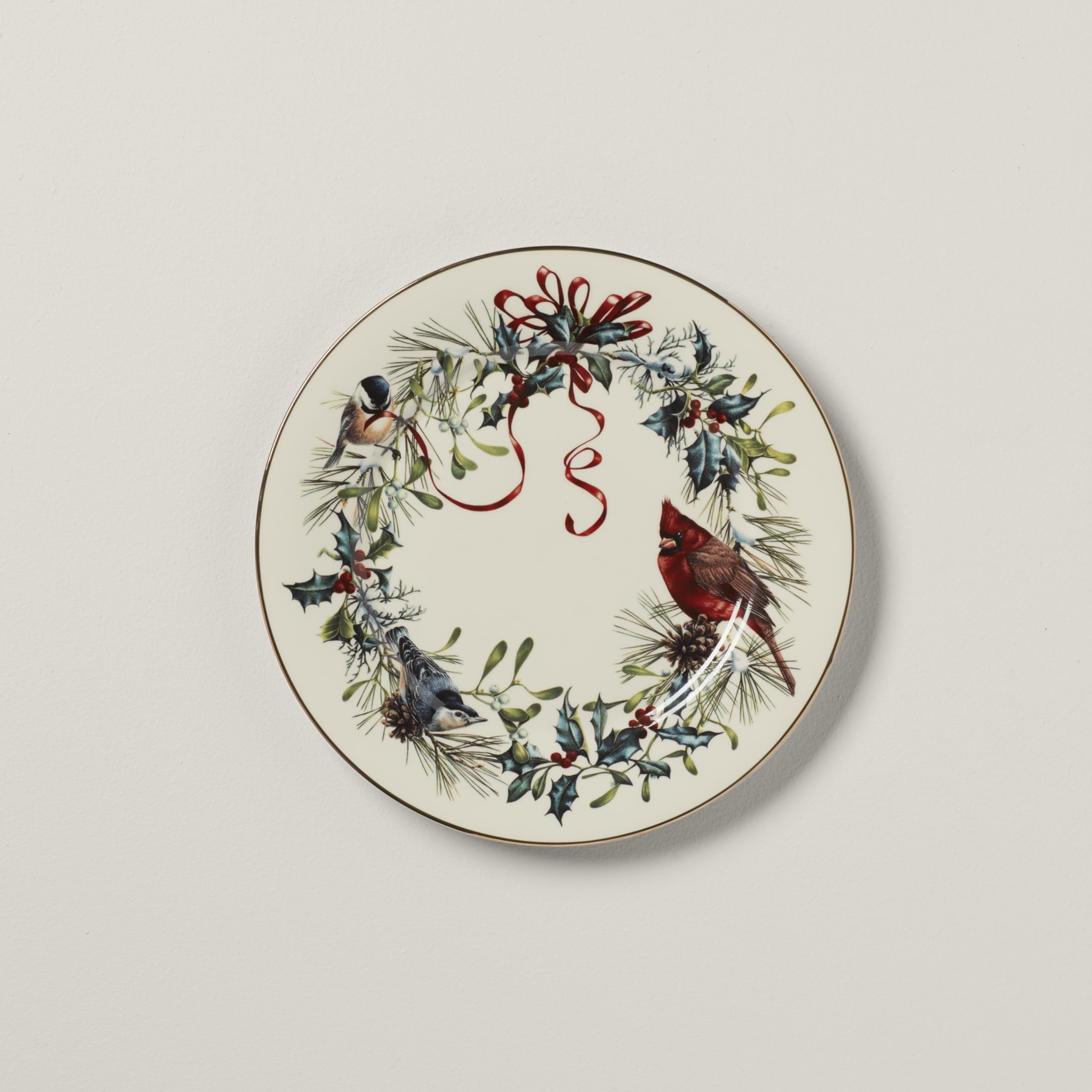 Lenox Winter Greetings table-setting ambience for festive dinners