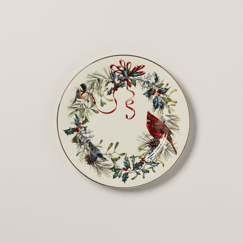 Lenox Winter Greetings table-setting ambience for festive dinners