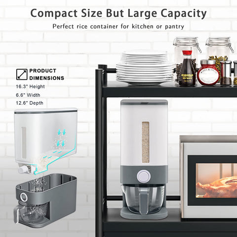 Lenwi transparent scale line lets you check contents without opening