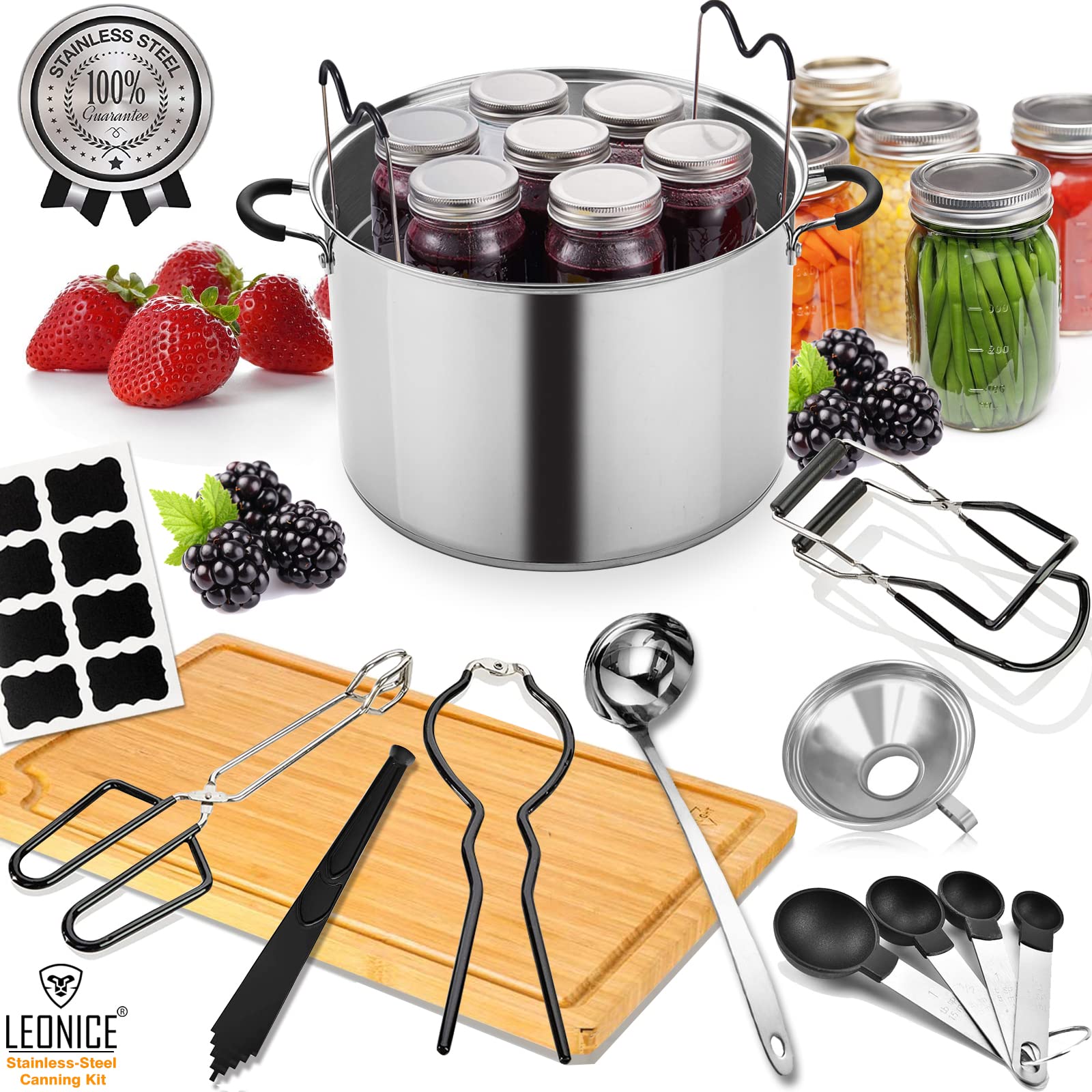 LEONICE measuring spoons deliver accurate batch measurements for preserves