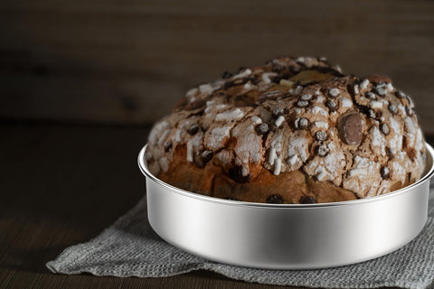 Leonyo 6inch round pan with 2in deep sides for tall layers.