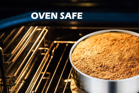 Leonyo dishwasher-safe 6inch cake pan saves time on cleanup.