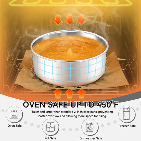 Leonyo dishwasher-safe design saves time and keeps pans bright.