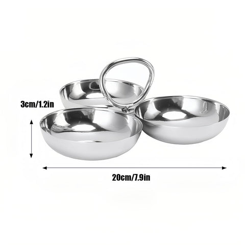 Leopacat fruit bowl tray keeps fruit neatly separated and accessible