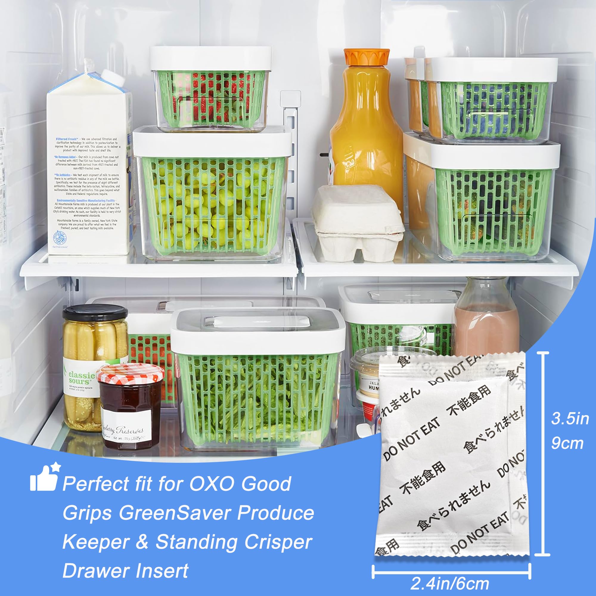 LeoTube carbon-filter refills offer odor control and ethylene absorption.