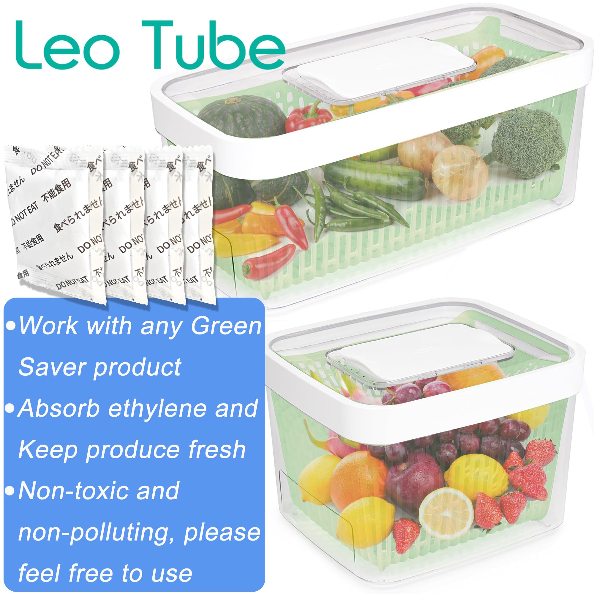 LeoTube purification uses activated carbon and potassium permanganate.