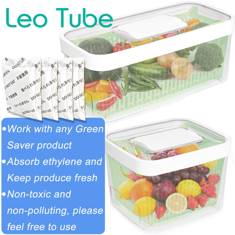 LeoTube purification uses activated carbon and potassium permanganate.