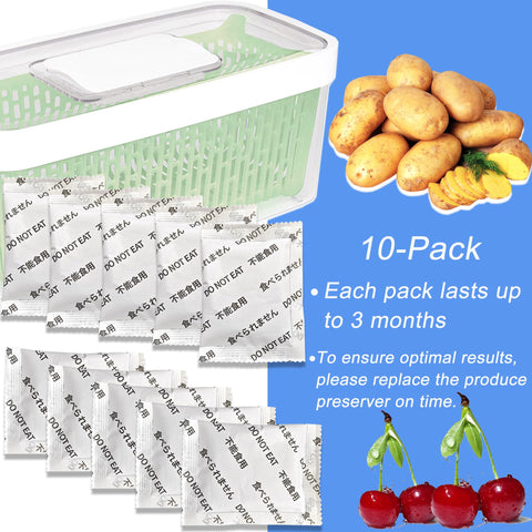 LeoTube 10-pack provides months of fresh fruits and vegetables.