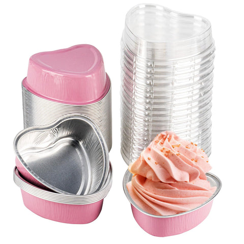LepoHome heart pans with lids for festive desserts and easy gifting.