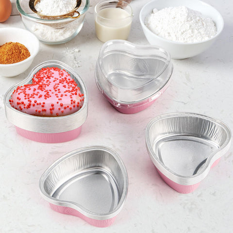LepoHome heart-shaped cake tin mold for quick bake-and-serve.