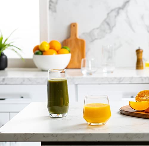 Le'raze everyday glasses great for juice and mocktails.