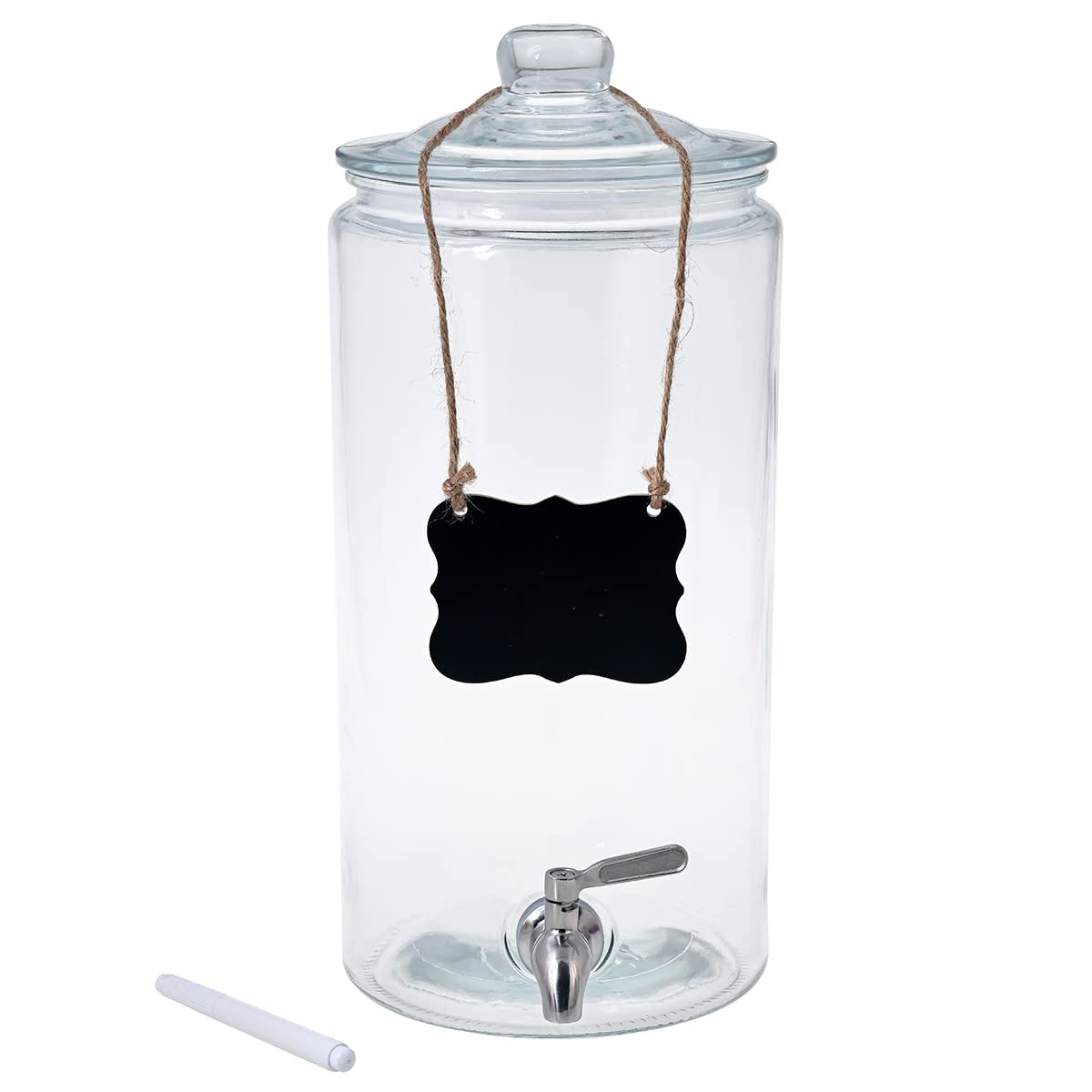 Le'raze dishwasher-safe glass dispenser for easy cleanup