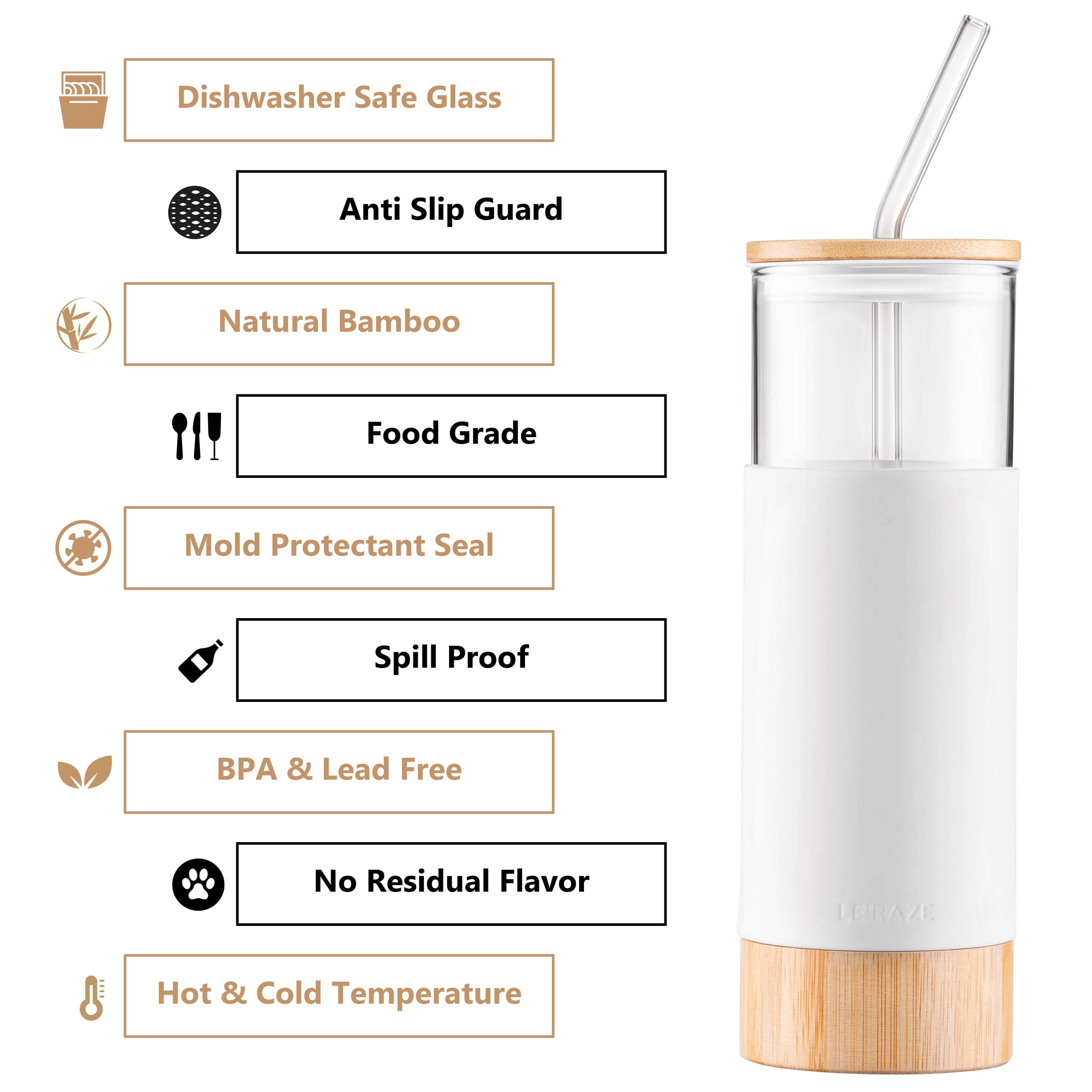 Le'raze protective silicone sleeve provides a secure grip and protection