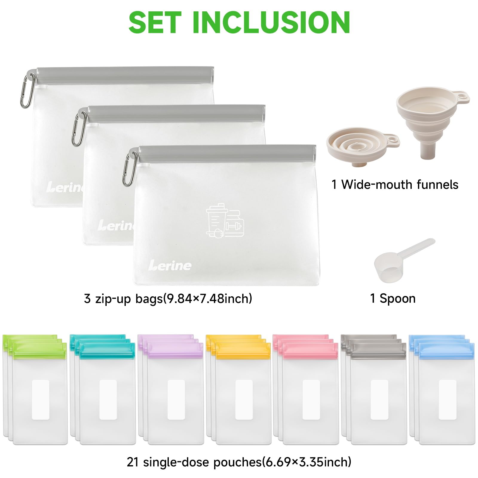 Lerine compact organization keeps gym bag neat and ready