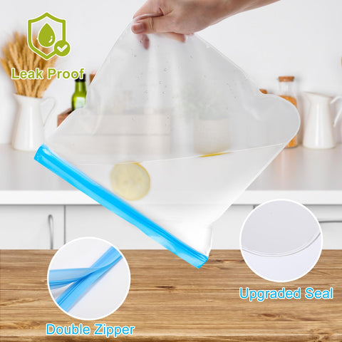 Lerine recyclable economical bags designed for long-term kitchen use.